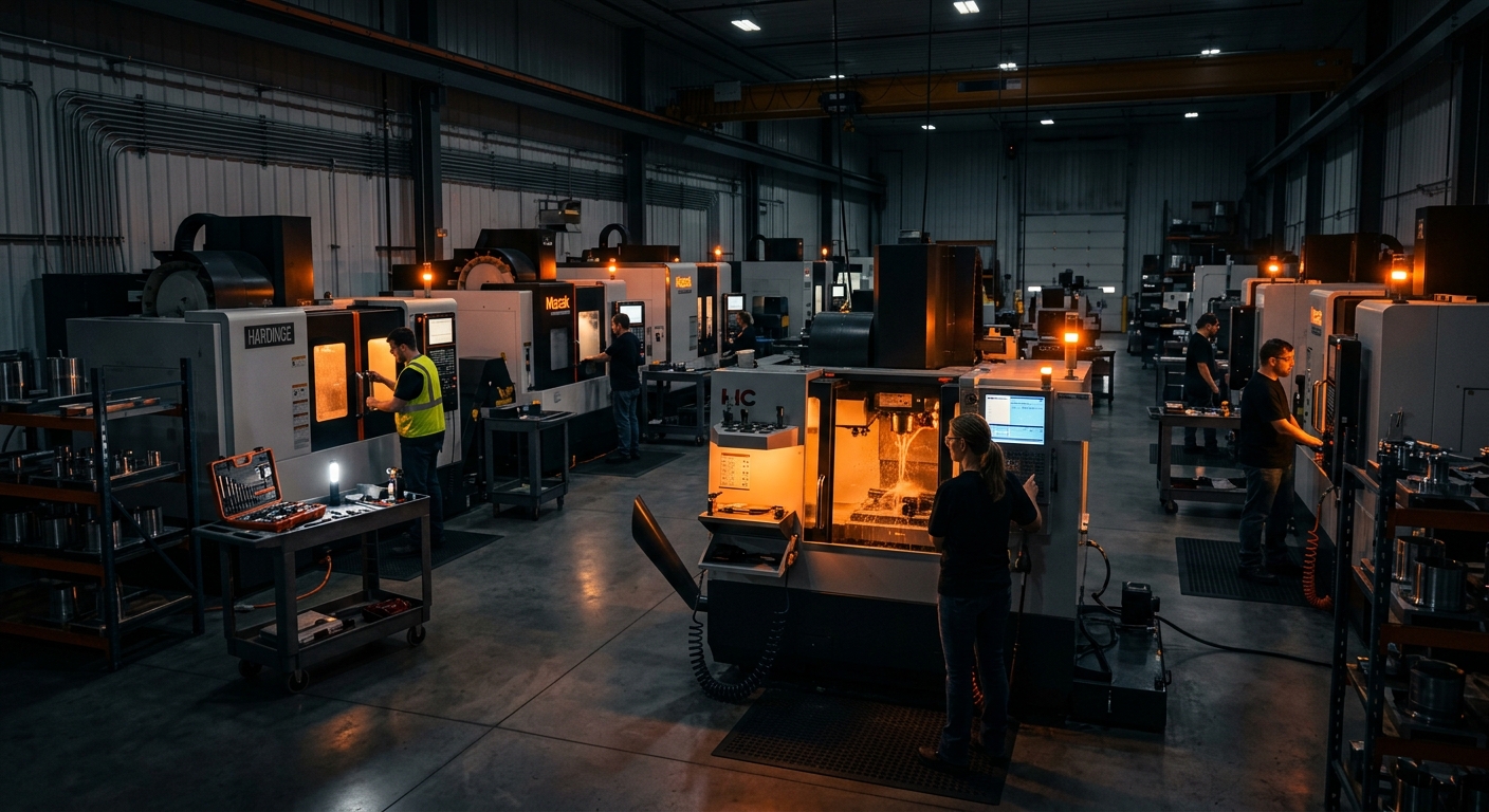 Maz CNC technician diagnosing CNC equipment on-site